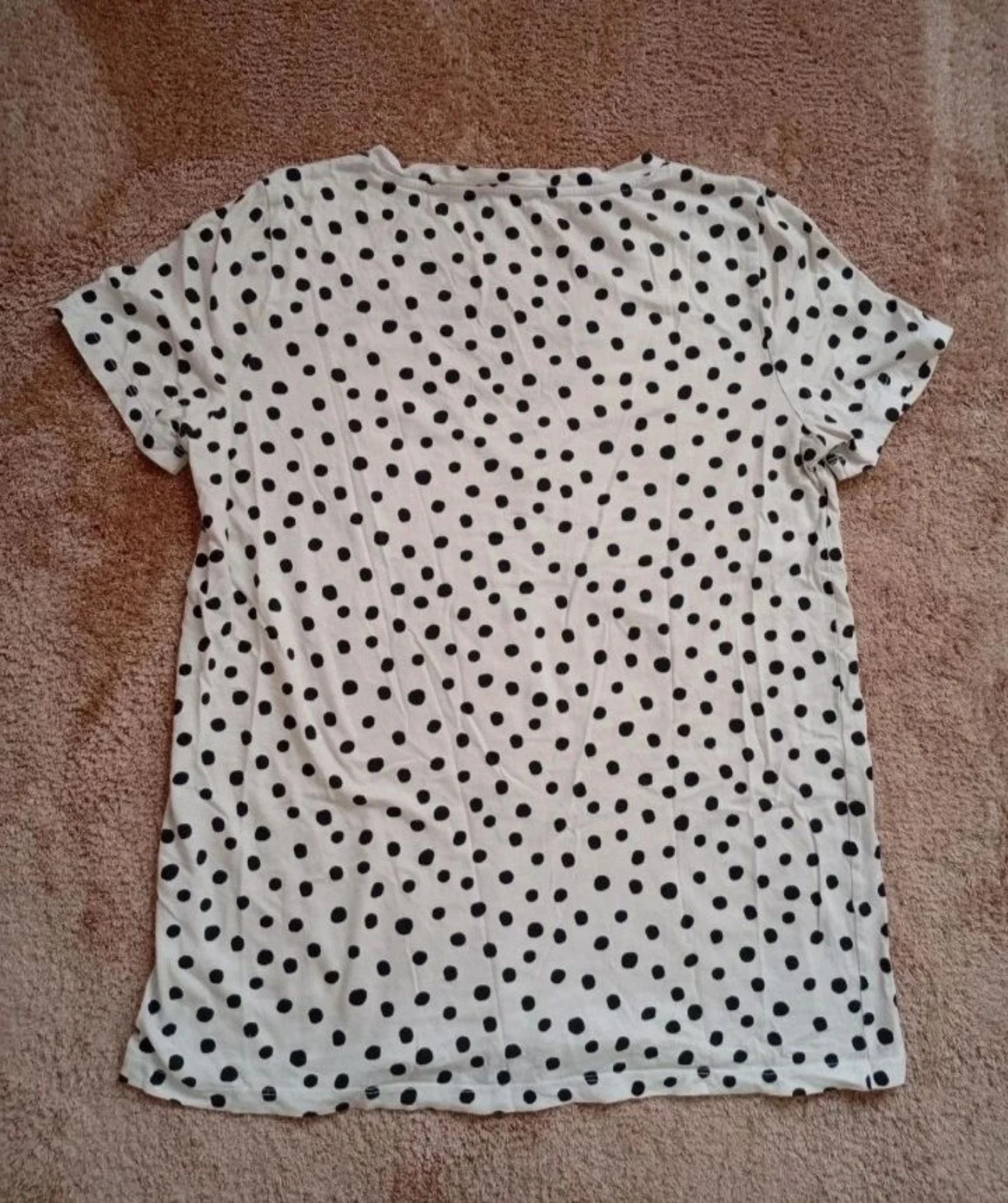 Zara Polka Dot T-Shirt | Size L – photo 8
